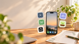 The best digital detox apps envisioned around a smart phone.